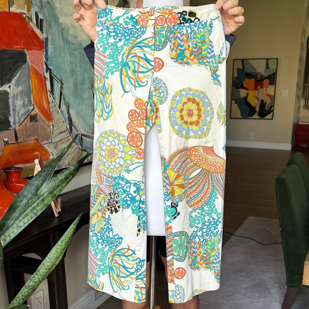 Trina Turk Multicolor Patterned Trousers